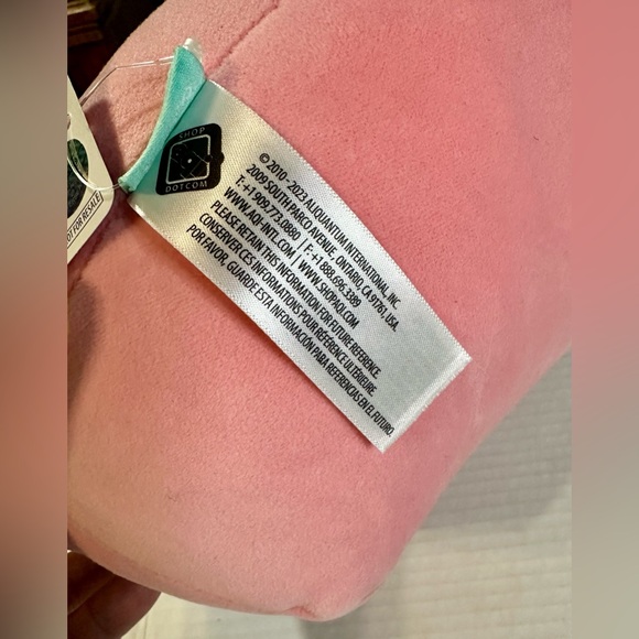 San-x Mamegoma Siro- Goma Mochi Pink Penguin Aquarium Plush Suit 14” NWT - Picture 6 of 6